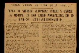 Juana de América, Alfonsina Storni y Gabriela Mistral, en una tarde maravillosa de un enero extraordinario "tres voces en una sola voz---".