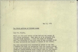 [Carta] 1961 May 12, [EE.UU.] [al] Dear Mr. L. Nagels, Heideland Ltd., Hasselt, Belgium