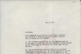 [Carta] 1961 May 3, [EE.UU.] [a] Heideland, Hasselt, Belgium