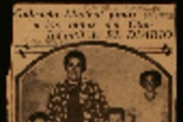 Gabriela Mistral junto a los niños del Club infantil de EL DIARIO