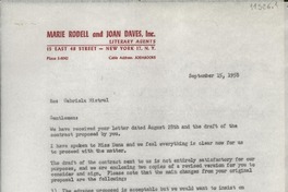 [Carta] 1958 Sept. 15, [New York, Estados Unidos] [a] Aguilar, Juan Bravo 38, Madrid, Spain