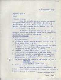 [Carta] 1965 dic. 29, [EE.UU.] [a] Editorial Aguilar, Madrid, España