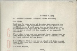 [Carta] 1965 Dec. 8, [EE.UU.] [a] Aguilar S. A. de Ediciones, Madrid, Spain