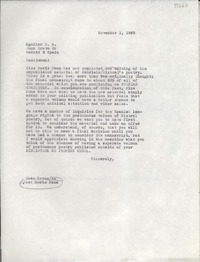 [Carta] 1963 Nov. 1, [New York, Estados Unidos] [a] Aguilar S. A., Juan Bravo 38, Madrid, Spain