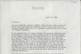 [Carta] 1964 Apr. 15, [New York, Estados Unidos] [a] Aguilar S. A. de Ediciones, Juan Bravo 38, Madrid, Spain