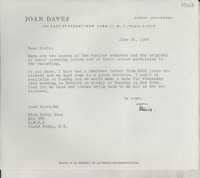 [Carta] 1964 June 26, [New York, Estados Unidos] [a] Miss Doris Dana, Box 284, Pound Ridge, N. Y.
