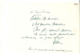 [Carta] 1946 oct. 20, [San Francisco, California] [a] Gabriela Mistral