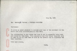 [Carta] 1964 July 16, [New York, Estados Unidos] [a] Aguilar S. A. de Ediciones, Juan Bravo 38, Madrid, Spain