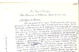 [Carta] 1947 dic. 12, San Francisco, California [a] Gabriela Mistral