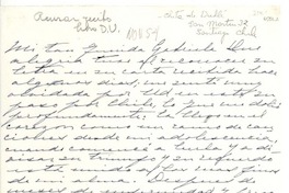 [Carta] 1954 dic., Santiago, [Chile] [a] Gabriela [Mistral]