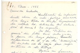 [Carta] 1942 feb. 19, [Santiago, Chile?] [a] Gabriela Mistral