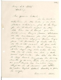 [Carta] 1945 mayo 23, Santiago, [Chile] [a] Gabriela [Mistral]