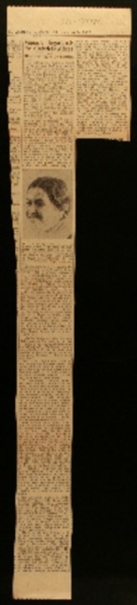 Mañana llegará a S. Fe Gabriela Mistral una gran figura de América.