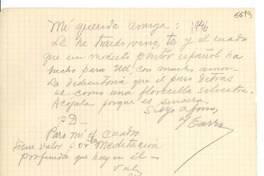 [Carta] 1946 [a] Gabriela Mistral