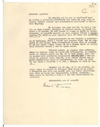 [Carta] [1954], [Santiago, Chile?] [a] Gabriela [Mistral]