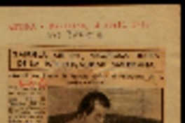 Gabriela Mistral, vigorosa figura de la intelectualidad americana. disertó en Radio El Mundo sobre el "Caracter de la mujer chilena".