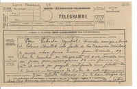 [Carta] 1951, París [a] Gabriela Mistral