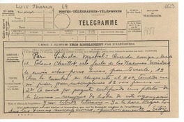 [Carta] 1951, París [a] Gabriela Mistral