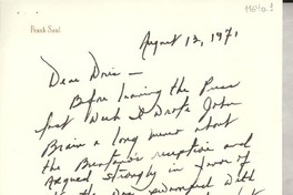 [Carta] 1971 Aug. 13, [Radnor, Pennsylvannia, Estados Unidos] [a] Dear Doris