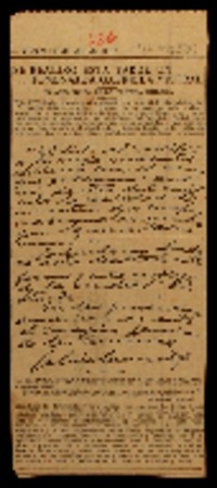 Se realizó esta tarde un homenaje a Gabriela Mistral un autógrafo de la poetisa chilena.