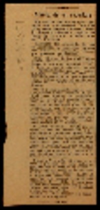 Acerca de un reportaje