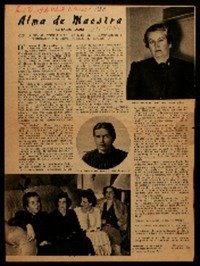 Alma de maestra con la genial poetisa Gabriela Mistral : comprender y expresar el feminismo de la mujer argentina