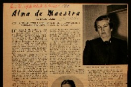 Alma de maestra con la genial poetisa Gabriela Mistral : comprender y expresar el feminismo de la mujer argentina