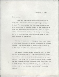 [Carta] 1970 Dec. 3, Bridgehampton, New York, [EE.UU.] [a] Dear Pancho
