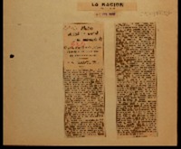 Gabriela Mistral ofreció un recital y un autoanálisis el acto, precedido de justificada expectativa, se vió extremadamente concurrido : sus comentarios.
