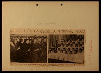 El acto en la Escuela Normal Mixta