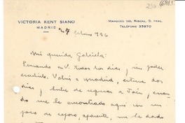 [Carta] 1936 feb. 27, Madrid [a] Gabriela Mistral