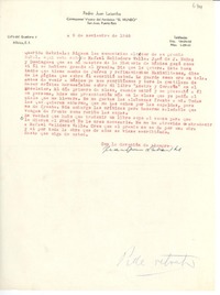 [Carta] 1945 nov. 9, San Juan, Puerto Rico [a] Gabriela [Mistral]