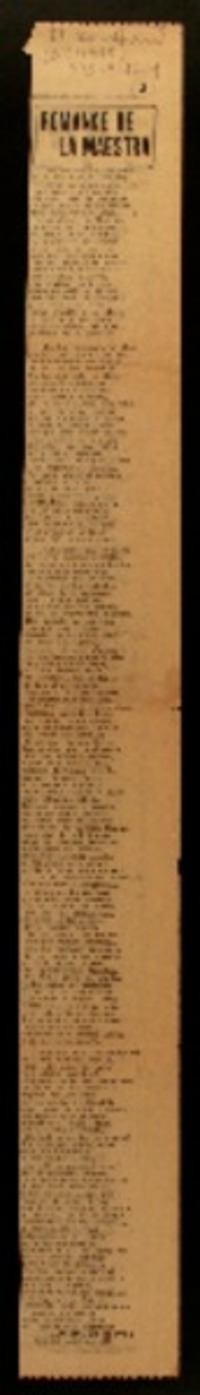 Romance de la maestra