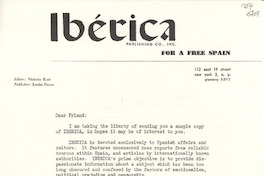 [Carta] 1954, New York [a] Gabriela Mistral