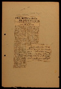 Gabriela Mistral hará hoy día un paseo fuera de la capital irá acompañada del Intendente : visitas que recibió ayer en su residencia : saludo para El Mercurio.