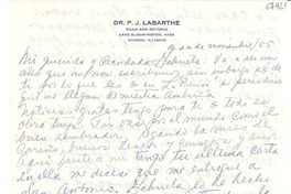 [Carta] 1955 nov. 22, Hudson, Illinois [a] Gabriela Mistral