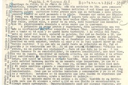 [Carta] 1951 jun. 12, Santiago de Chile [a] Gabriela Mistral