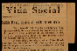 Vida Social Gabriela Mistral, agradece el saludo de este diario.