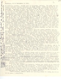 [Carta] 1951 nov. 28, Santiago, [Chile] [a] Gabriela [Mistral]