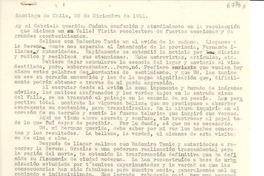 [Carta] 1951 dic. 26, Santiago, Chile [a] Gabriela [Mistral]