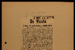 De Vicuña