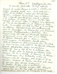 [Carta] 1942 dic. 8, México D. F. [a] Gabriela Mistral