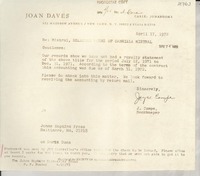 [Recibo] 1972 Apr. 17, New York, N. Y., [EE.UU.] [a] Johns Hopkins Press, Baltimore, Md., [EE.UU.]