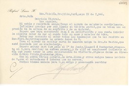 [Carta] 1946 mayo 18, Hda. Chiclín, Trujillo, Perú [a] Gabriela Mistral, Los Ángeles