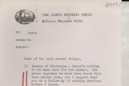 [Carta] 1971 July 16, Baltimore, Maryland, [EE.UU.] [a] Doris [Dana], [EE.UU.]