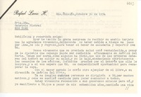 [Carta] 1954 oct. 30, Hda. Chiclín, [Trujillo, Perú] [a] Gabriela Mistral, New York, [EE.UU.]