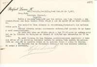 [Carta] 1951 feb. 26, Hda. Chiclín, Trujillo, Perú [a] Gabriela Mistral, Rapallo