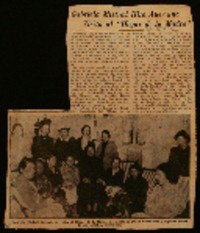 Gabriela Mistral hizo ayer una visita al "Hogar de la Madre"