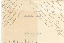 [Carta] 1950, San Salvador, [El Salvador] [a] Gabriela [Mistral]