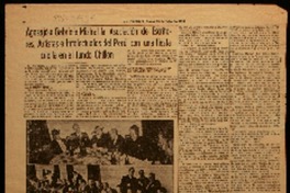 Agasajó a Gabriela Mistral la Asociación de Escritores, Artistas e Intelectuales del Perú con una fiesta criolla en el fundo Chillón
